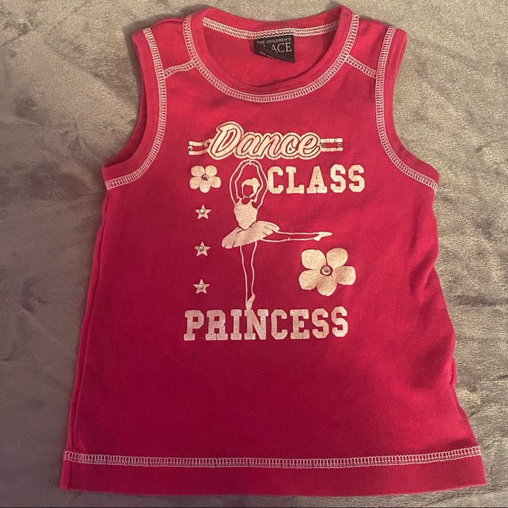 Girls 4T Pink Dance Children’s Place Tank Top